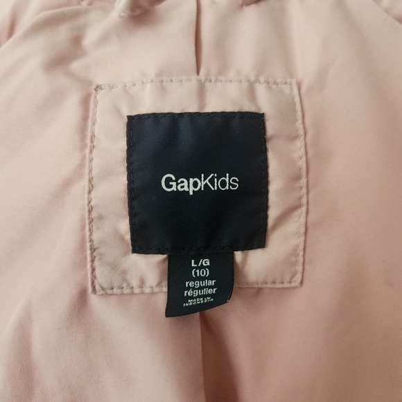 GAP KIDS Girls Puffer Winter Snow Jacket Pink Size 10 - Picture 5 of 7
